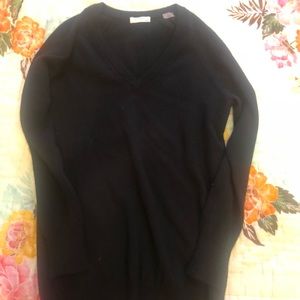 Equipment Asher black cashmere sweater xs